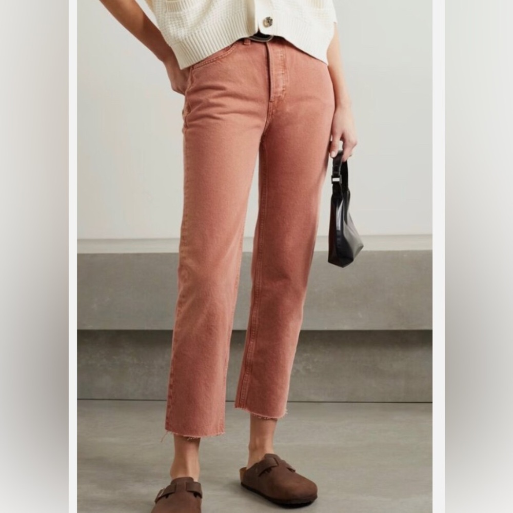 RE/DONE 70s Ultra High rise stove pipe Jeans